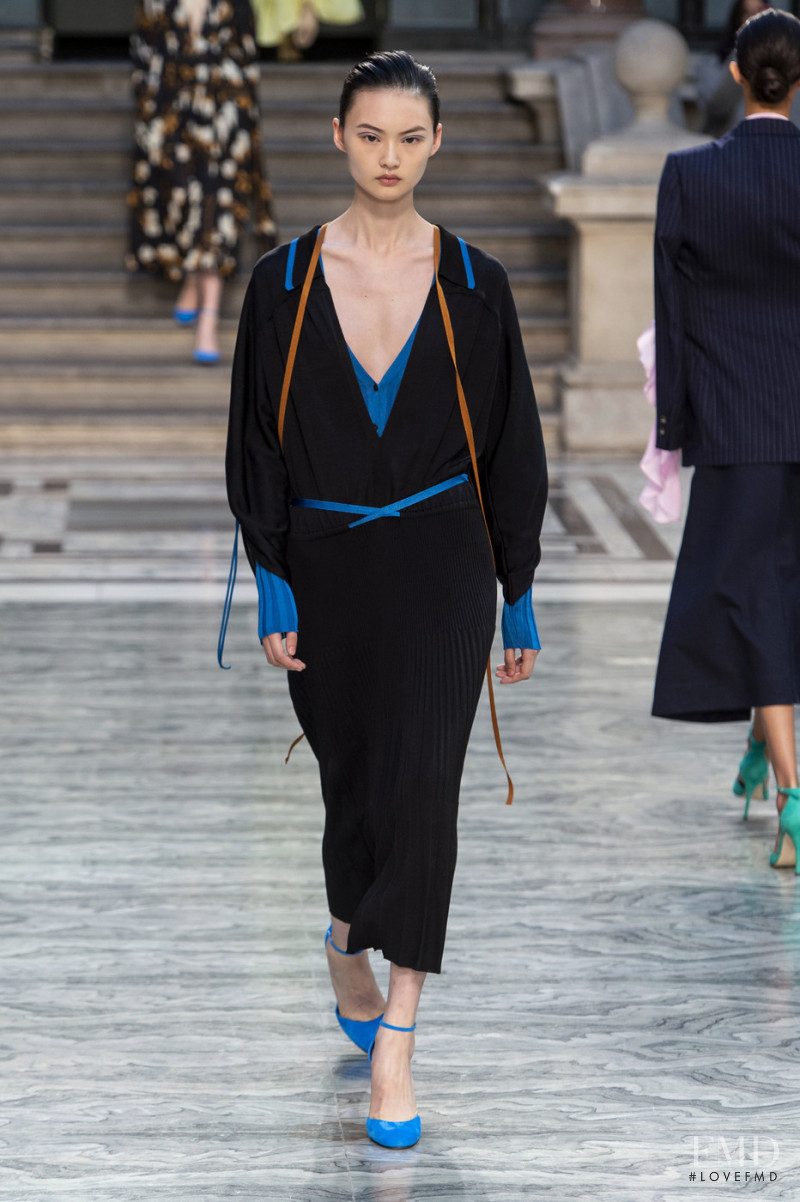 Cong He featured in  the Victoria Beckham fashion show for Spring/Summer 2020
