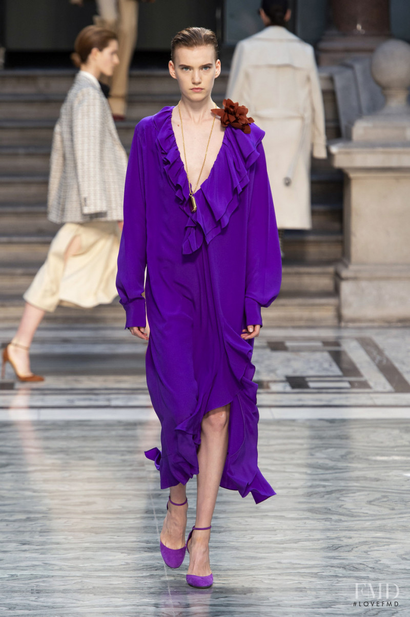 Ilya Vermeulen featured in  the Victoria Beckham fashion show for Spring/Summer 2020