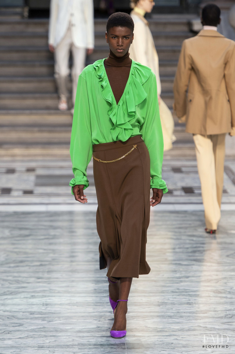 Yorgelis Marte featured in  the Victoria Beckham fashion show for Spring/Summer 2020