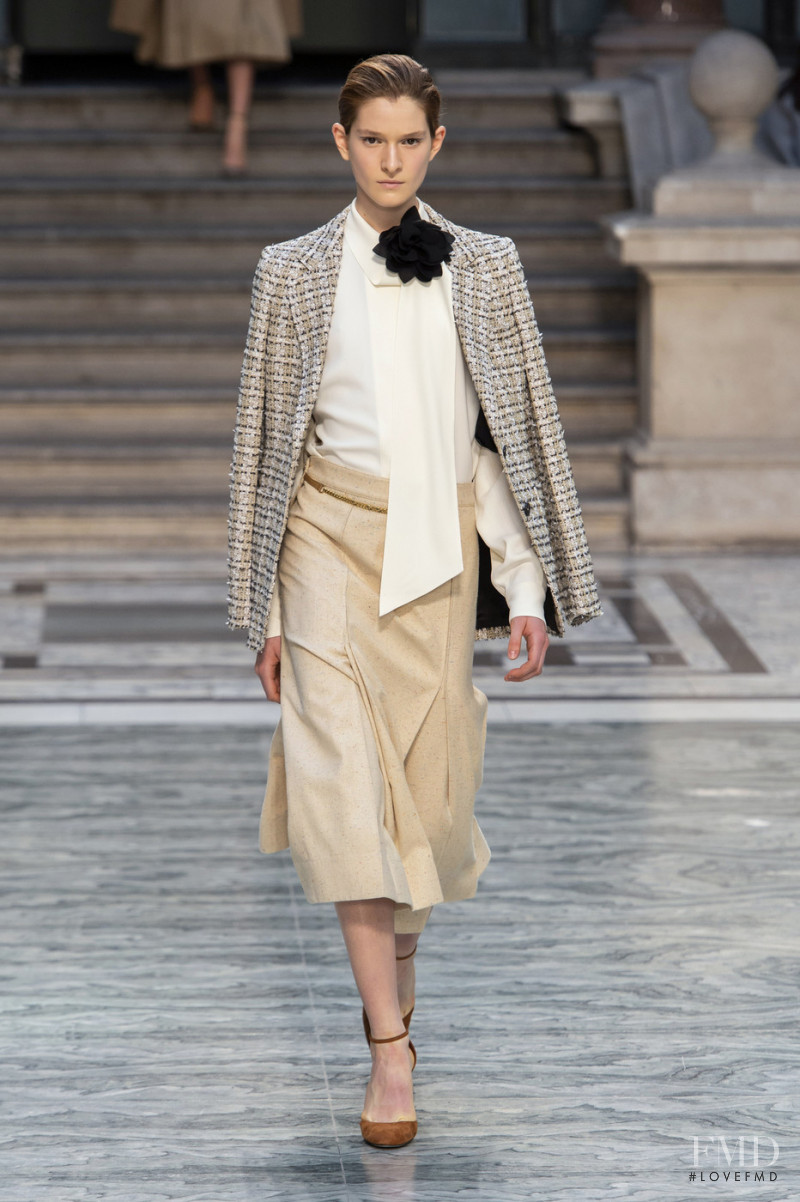 Mica Tosi featured in  the Victoria Beckham fashion show for Spring/Summer 2020