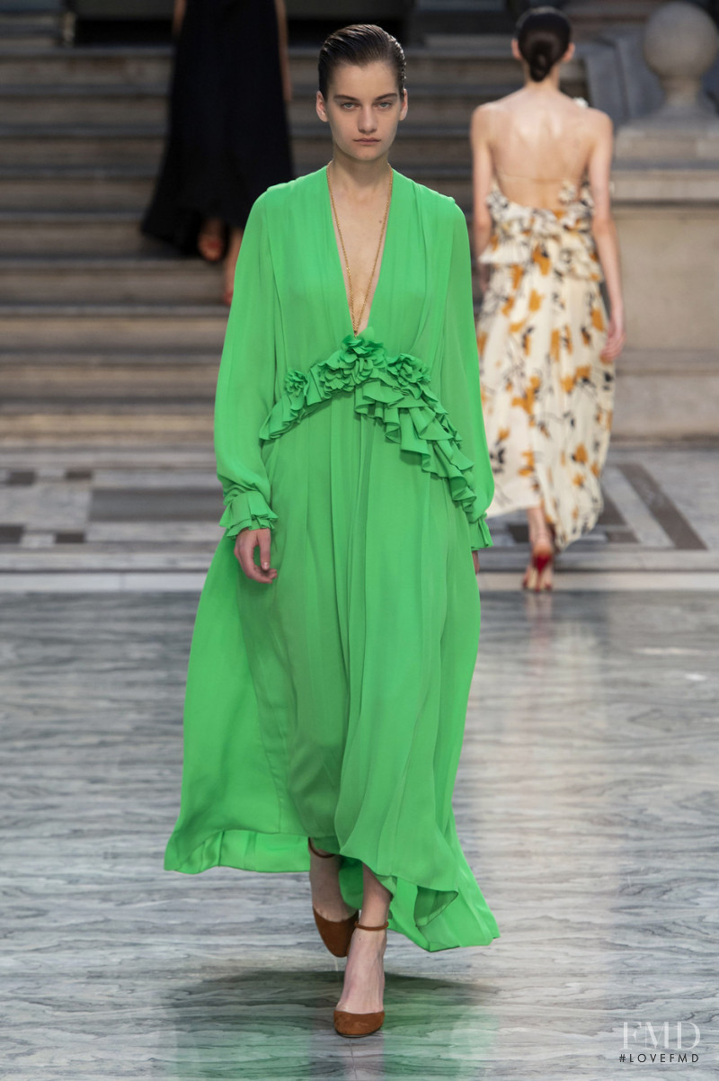 Alina Bolotina featured in  the Victoria Beckham fashion show for Spring/Summer 2020
