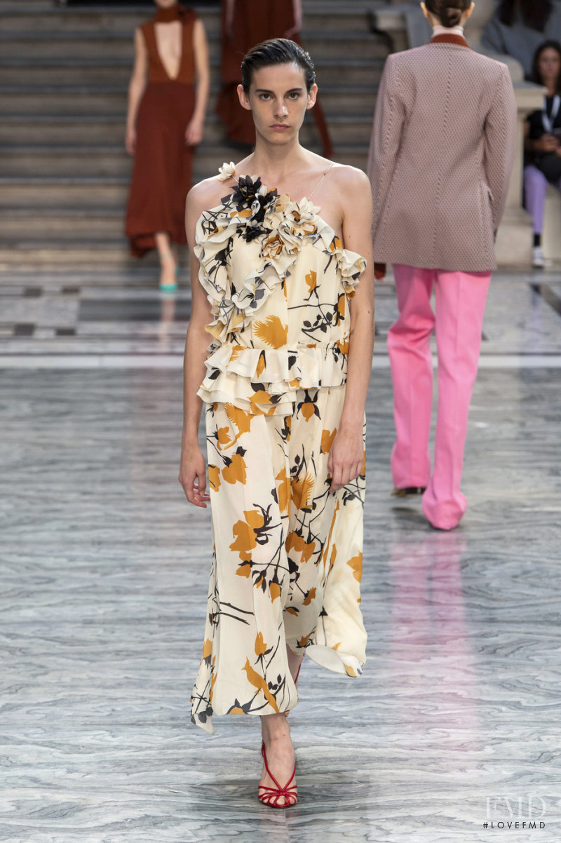 Cyrielle Lalande featured in  the Victoria Beckham fashion show for Spring/Summer 2020