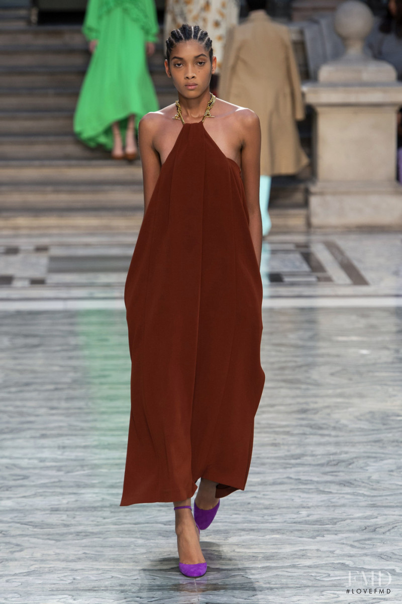 Licett Morillo featured in  the Victoria Beckham fashion show for Spring/Summer 2020