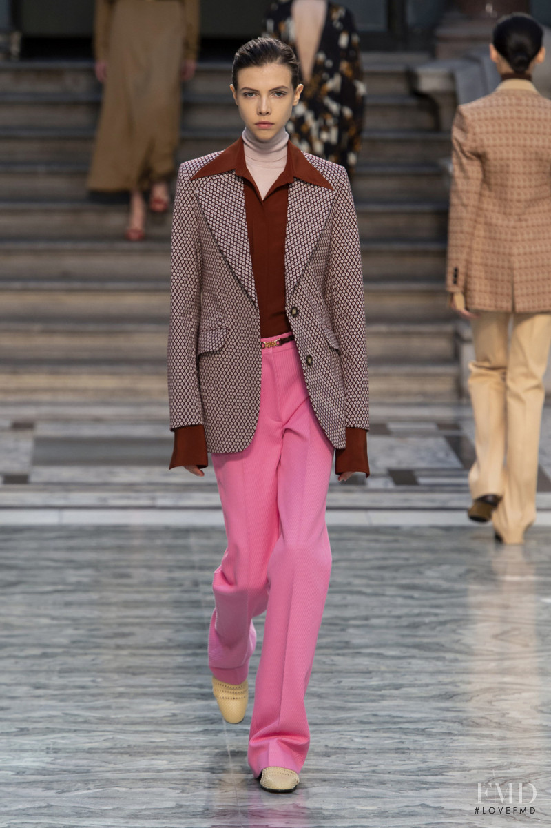 Lea Julian featured in  the Victoria Beckham fashion show for Spring/Summer 2020