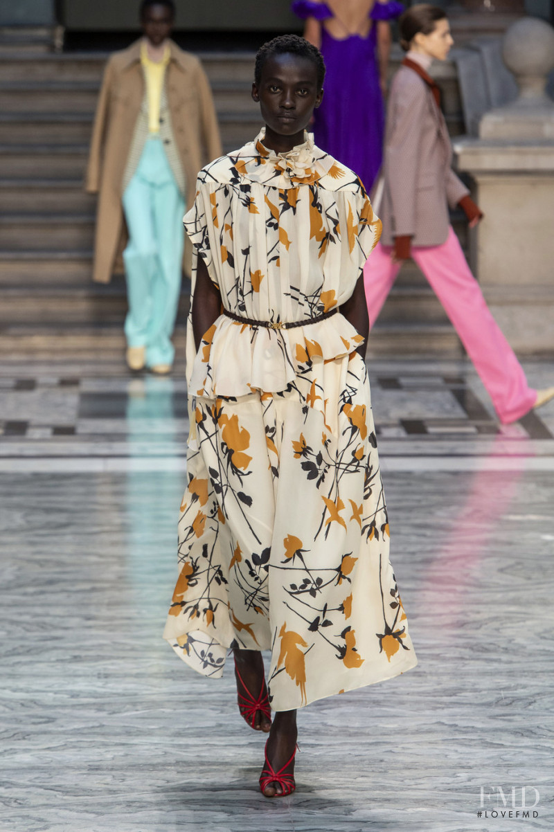 Aliet Sarah Isaiah featured in  the Victoria Beckham fashion show for Spring/Summer 2020