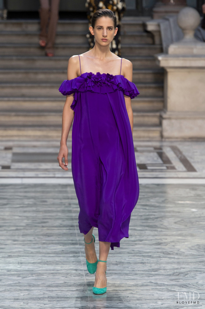 Rachel Marx featured in  the Victoria Beckham fashion show for Spring/Summer 2020