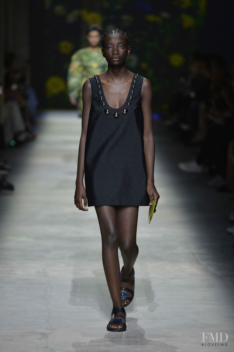 Assa Baradji featured in  the Christopher Kane fashion show for Spring/Summer 2020