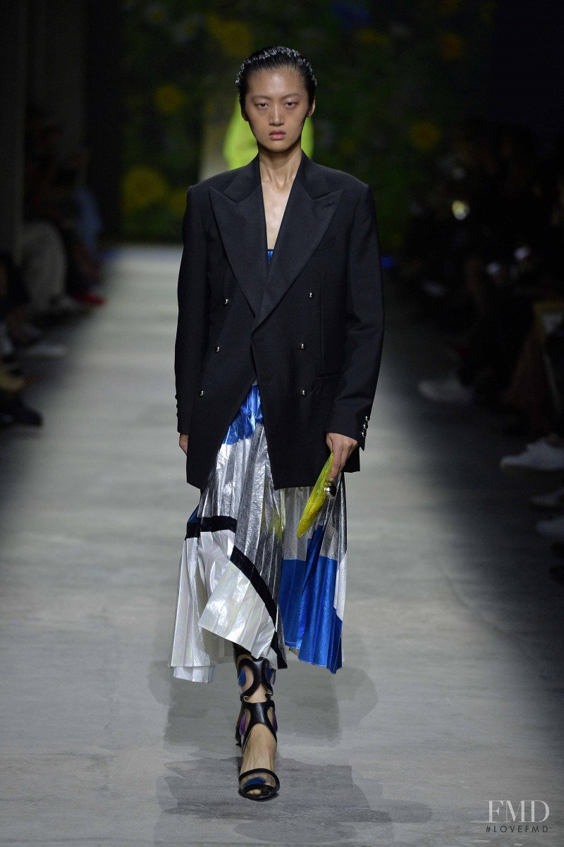 Yilan Hua featured in  the Christopher Kane fashion show for Spring/Summer 2020