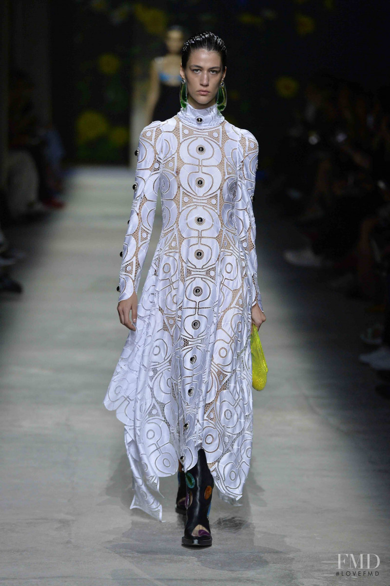 Pilar Boeris featured in  the Christopher Kane fashion show for Spring/Summer 2020