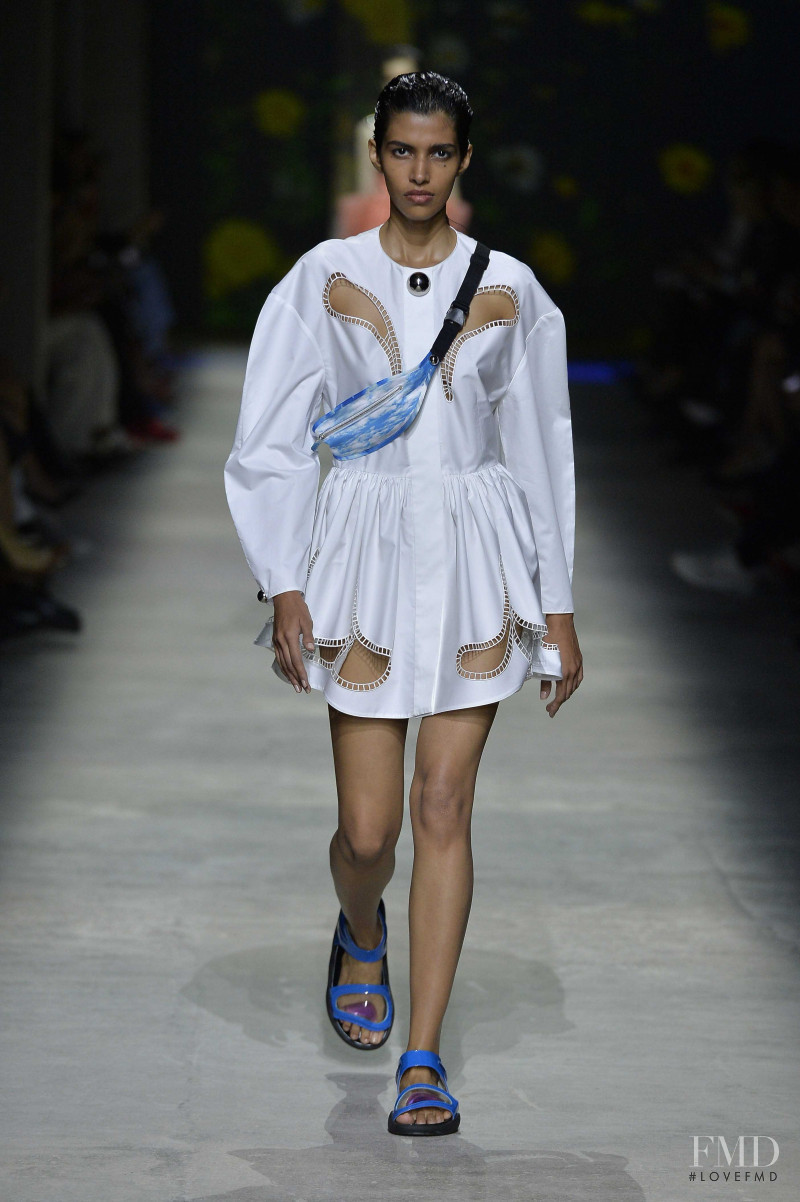 Pooja Mor featured in  the Christopher Kane fashion show for Spring/Summer 2020