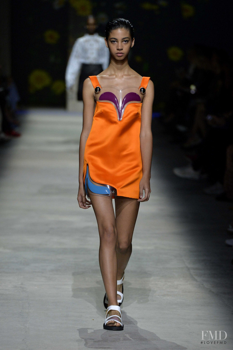 Rocio Marconi featured in  the Christopher Kane fashion show for Spring/Summer 2020