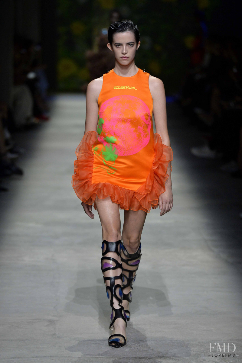 Mitch Greene featured in  the Christopher Kane fashion show for Spring/Summer 2020