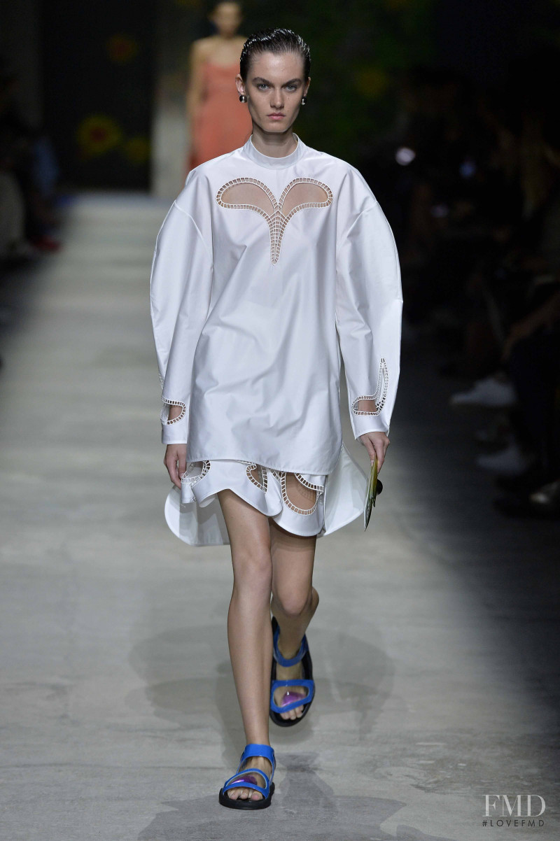 Hannah Claverie featured in  the Christopher Kane fashion show for Spring/Summer 2020