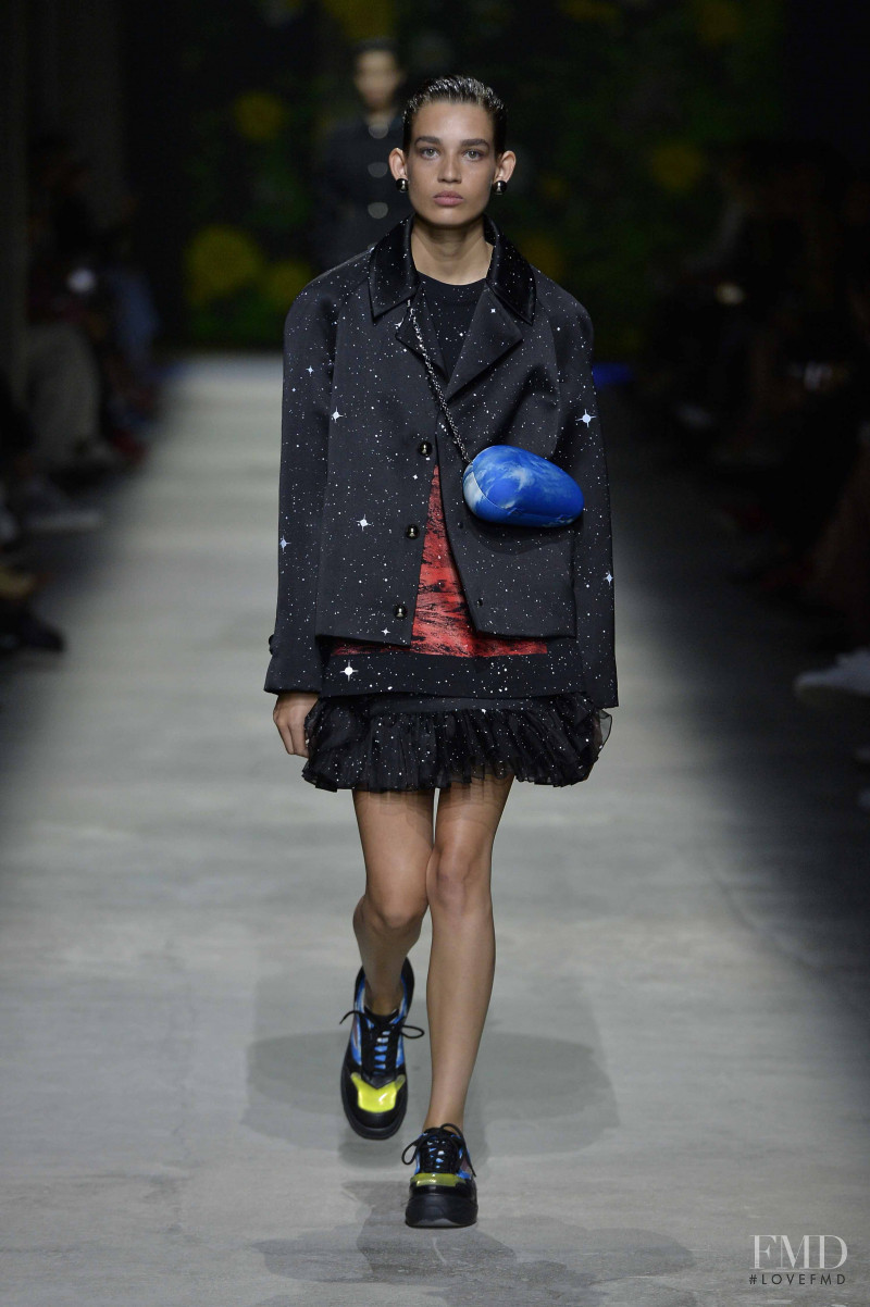 Lexi Upshaw featured in  the Christopher Kane fashion show for Spring/Summer 2020