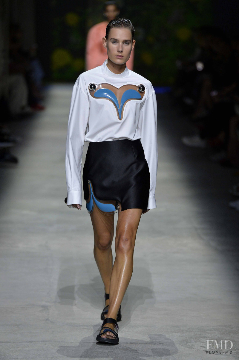 Vera Van Erp featured in  the Christopher Kane fashion show for Spring/Summer 2020