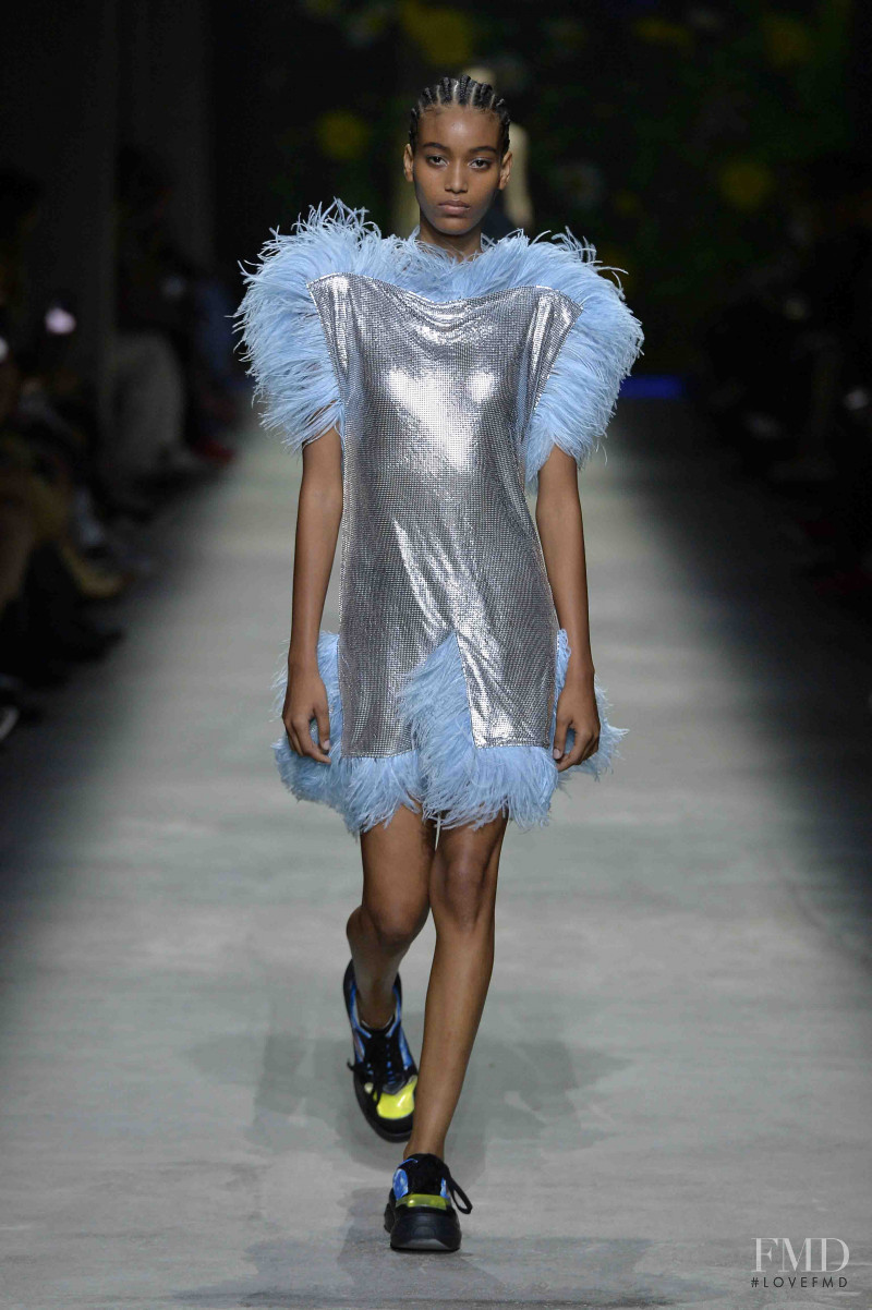 Manuela Sanchez featured in  the Christopher Kane fashion show for Spring/Summer 2020