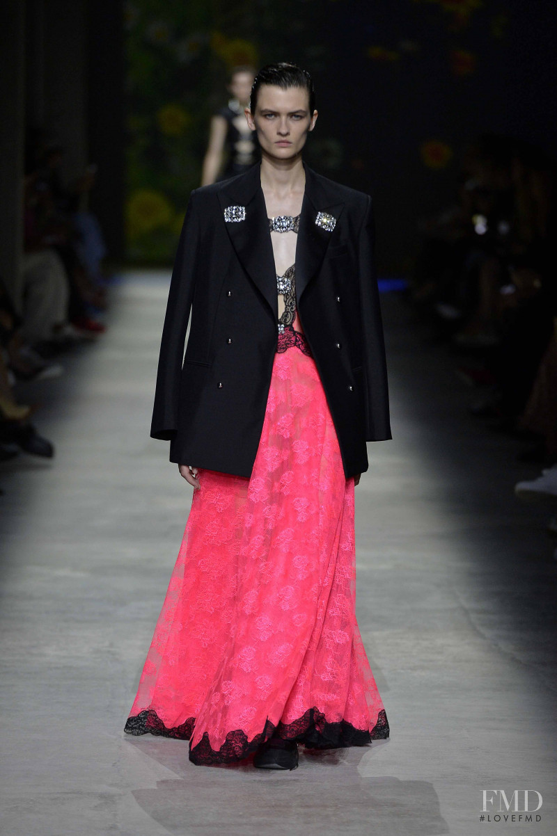 Lara Mullen featured in  the Christopher Kane fashion show for Spring/Summer 2020
