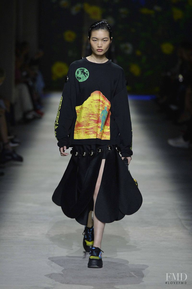 Chun Jin featured in  the Christopher Kane fashion show for Spring/Summer 2020