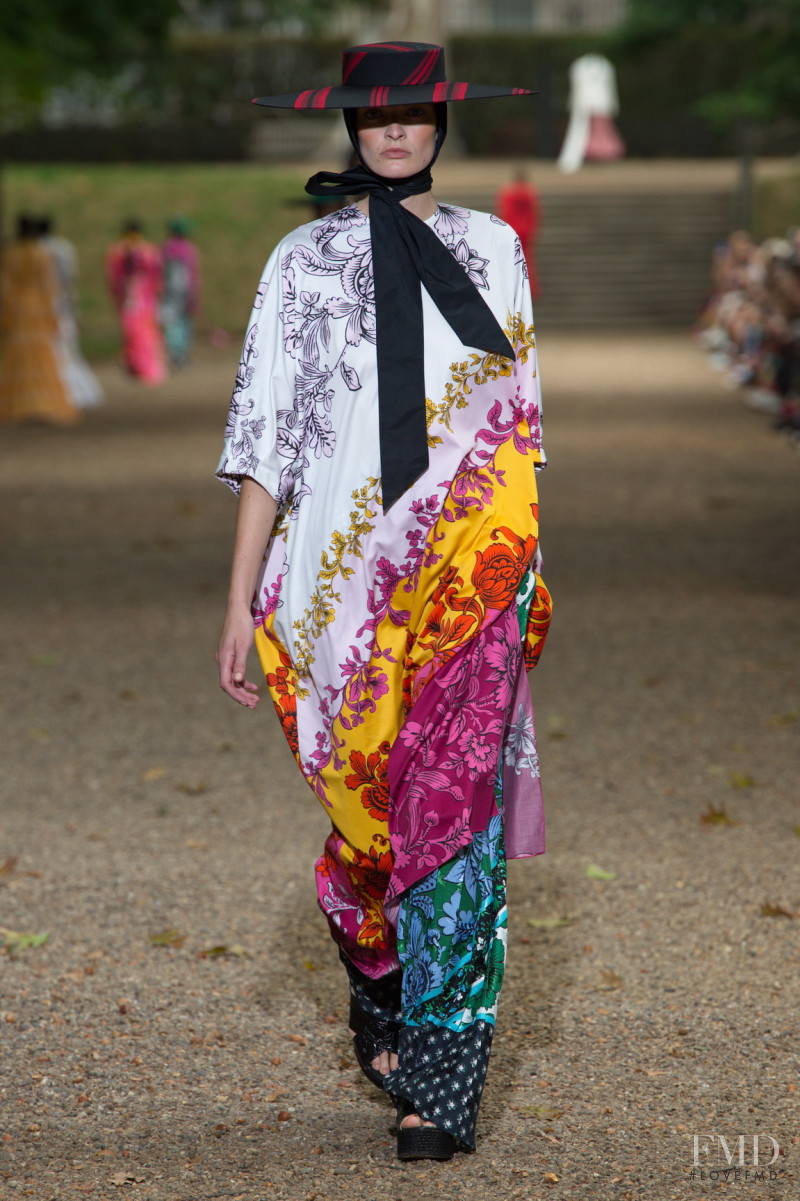 Juliane Grüner featured in  the Erdem fashion show for Spring/Summer 2020