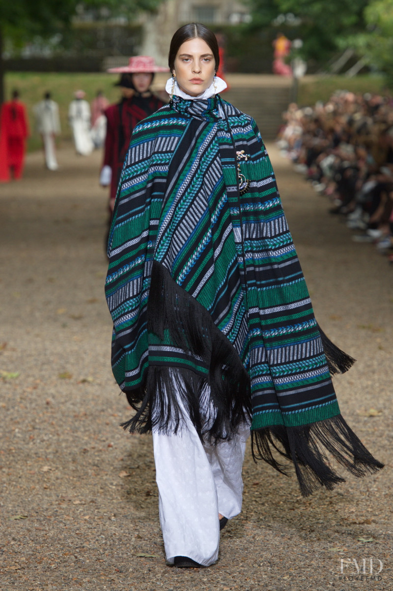 Denise Ascuet featured in  the Erdem fashion show for Spring/Summer 2020