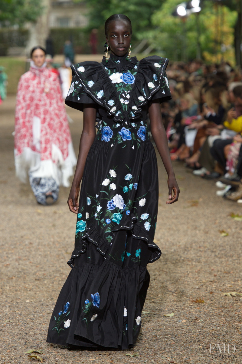 Niko Riam featured in  the Erdem fashion show for Spring/Summer 2020