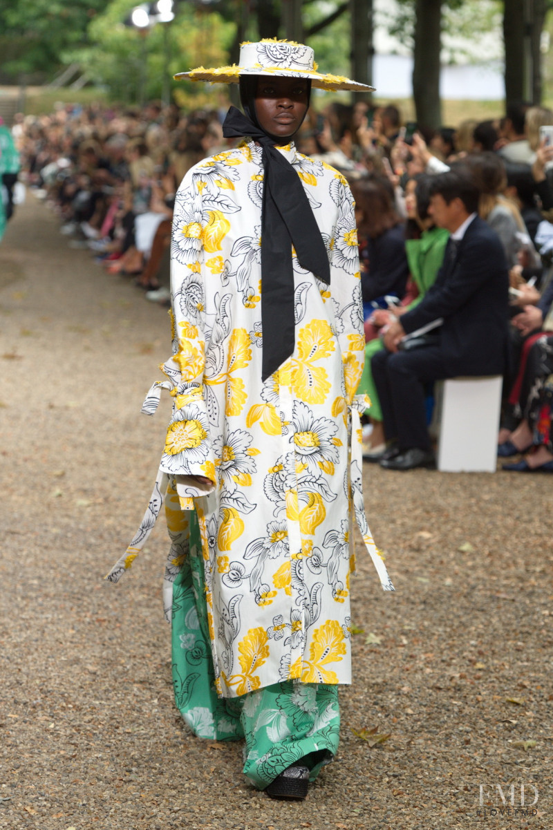 Oluwatosin Olajire featured in  the Erdem fashion show for Spring/Summer 2020