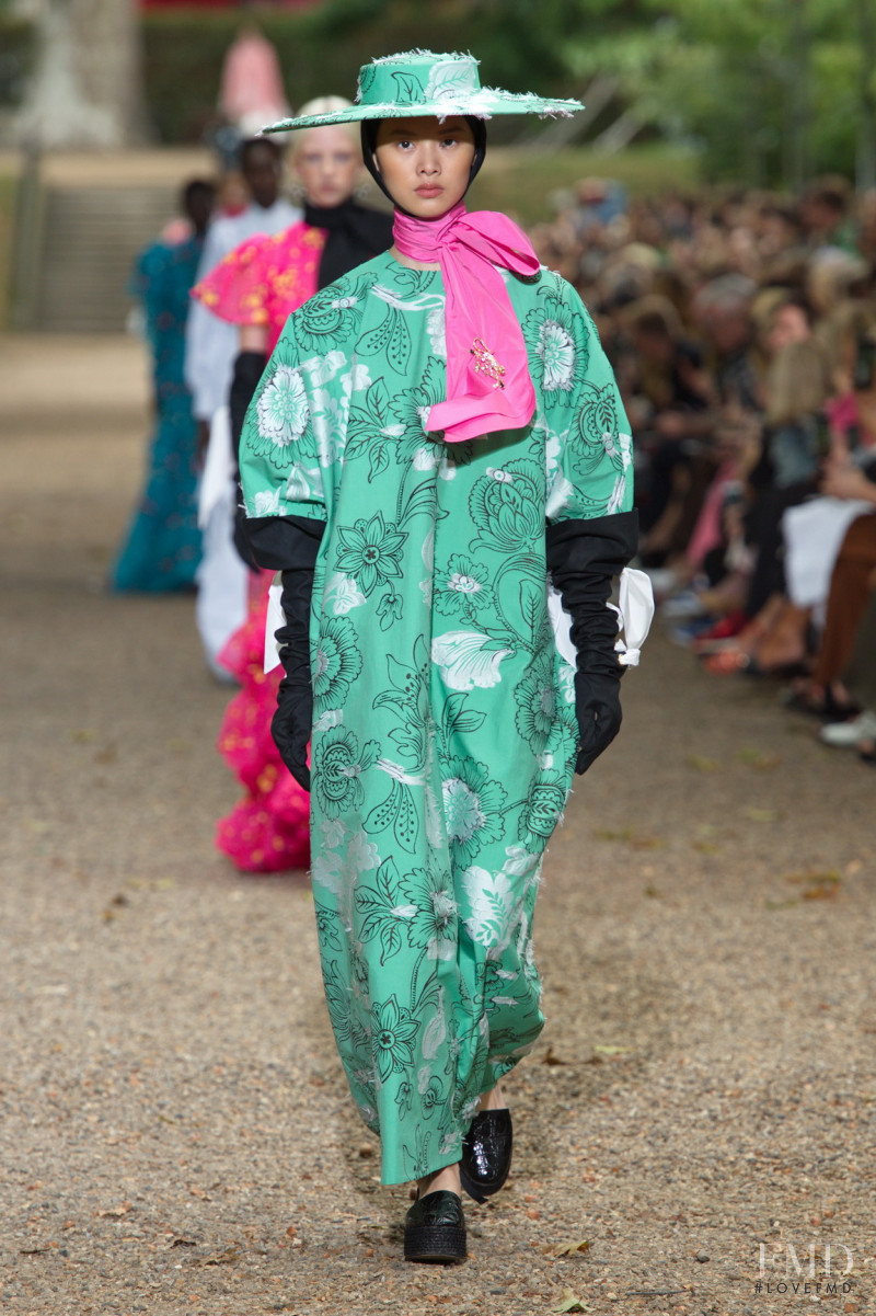 Shu Ping Li featured in  the Erdem fashion show for Spring/Summer 2020