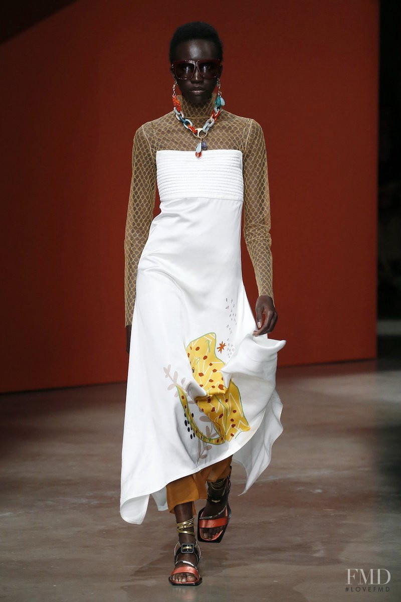 Achenrin Madit featured in  the Ports 1961 fashion show for Spring/Summer 2020