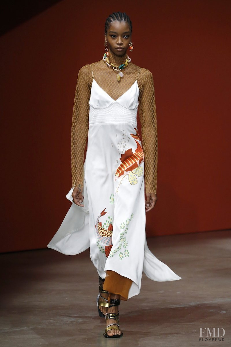 Kyla Ramsey featured in  the Ports 1961 fashion show for Spring/Summer 2020