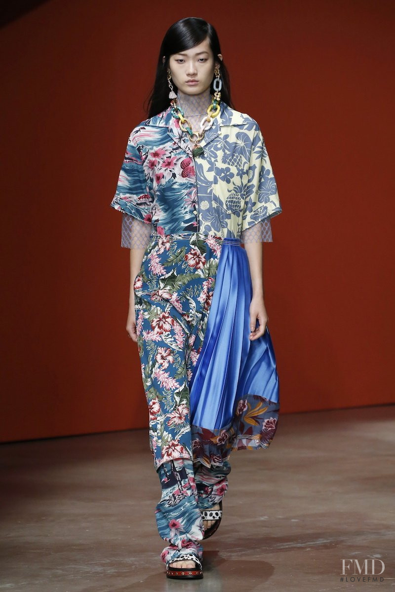 Hyun Ji Shin featured in  the Ports 1961 fashion show for Spring/Summer 2020