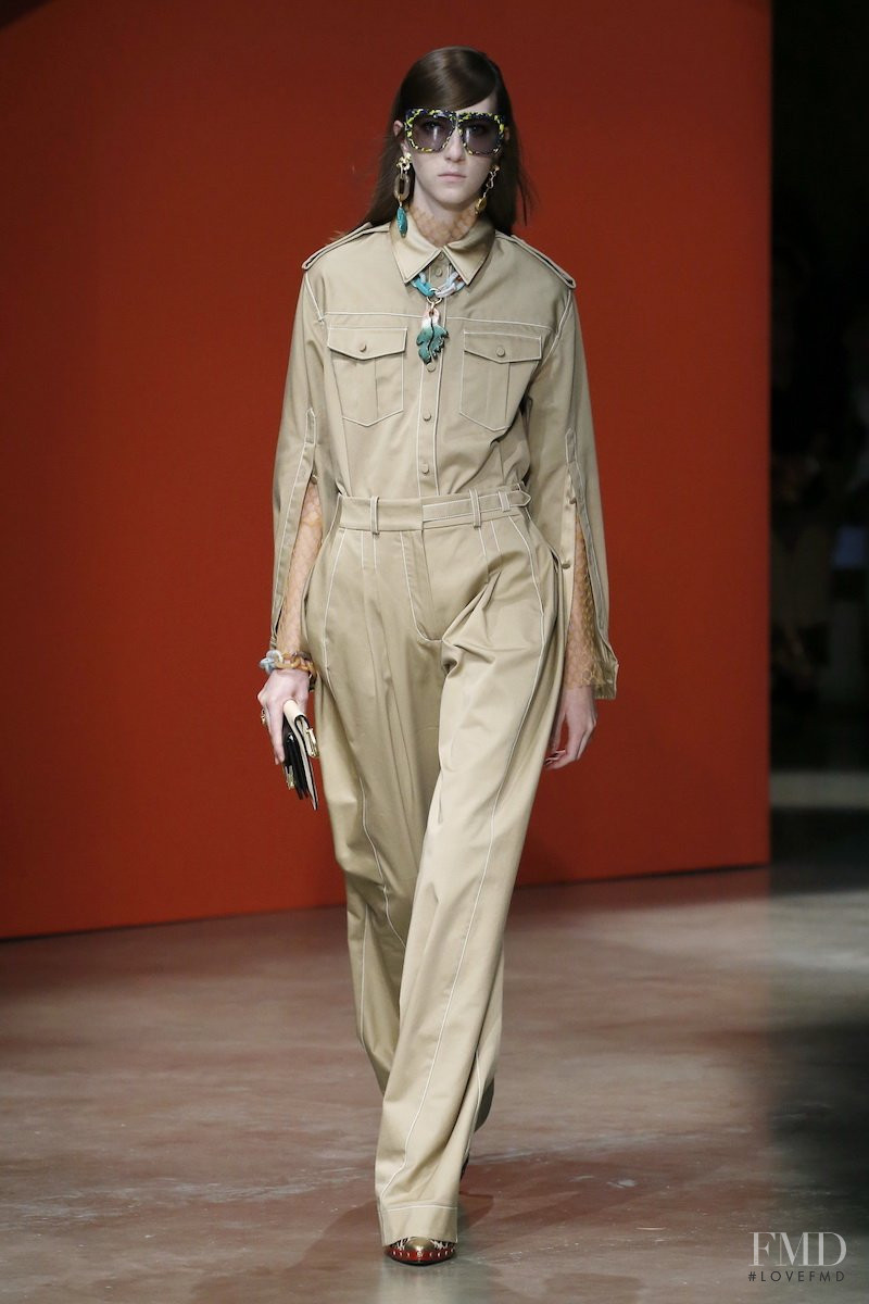 Evelyn Nagy featured in  the Ports 1961 fashion show for Spring/Summer 2020