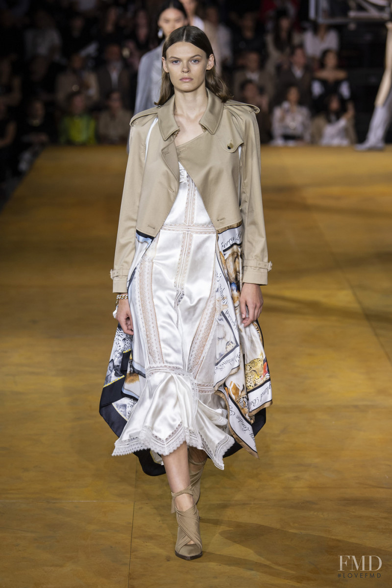 Cara Taylor featured in  the Burberry fashion show for Spring/Summer 2020