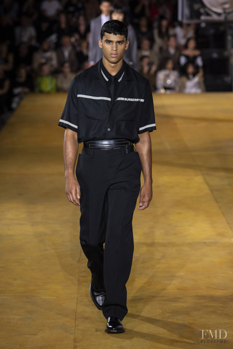 Keone Pillay featured in  the Burberry fashion show for Spring/Summer 2020