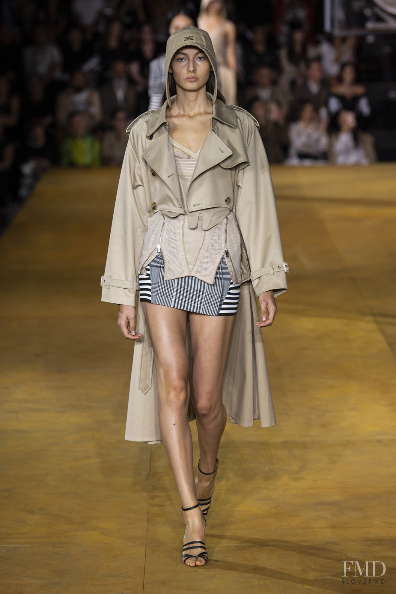 Silvia Lopez featured in  the Burberry fashion show for Spring/Summer 2020