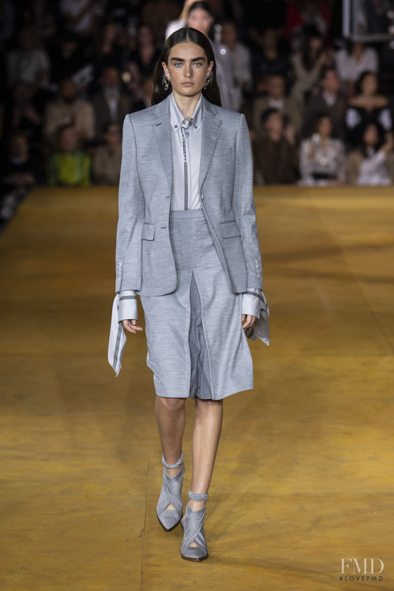 Alisha Nesvat featured in  the Burberry fashion show for Spring/Summer 2020