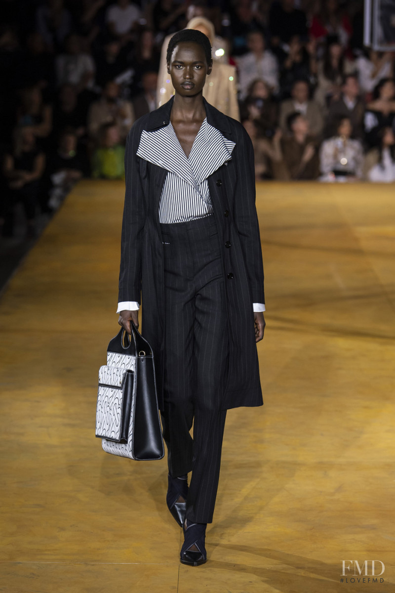 Nyarach Abouch Ayuel Aboja featured in  the Burberry fashion show for Spring/Summer 2020