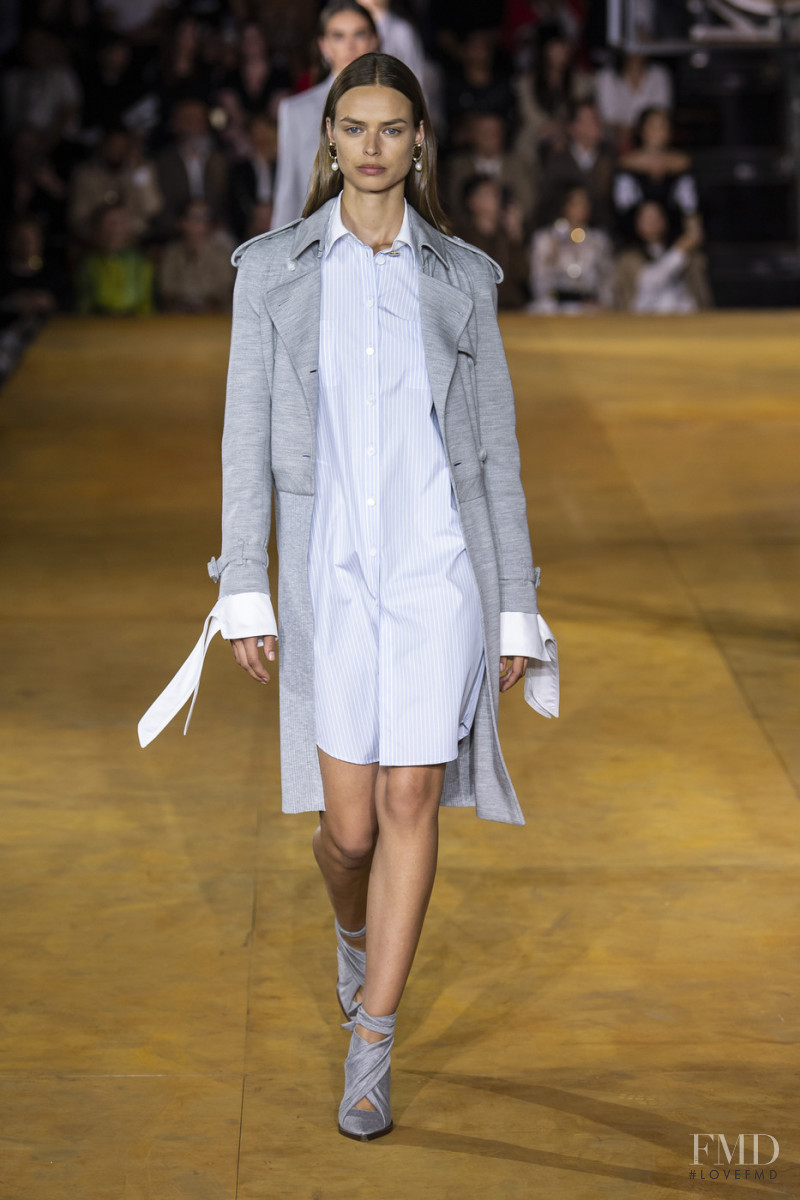 Birgit Kos featured in  the Burberry fashion show for Spring/Summer 2020