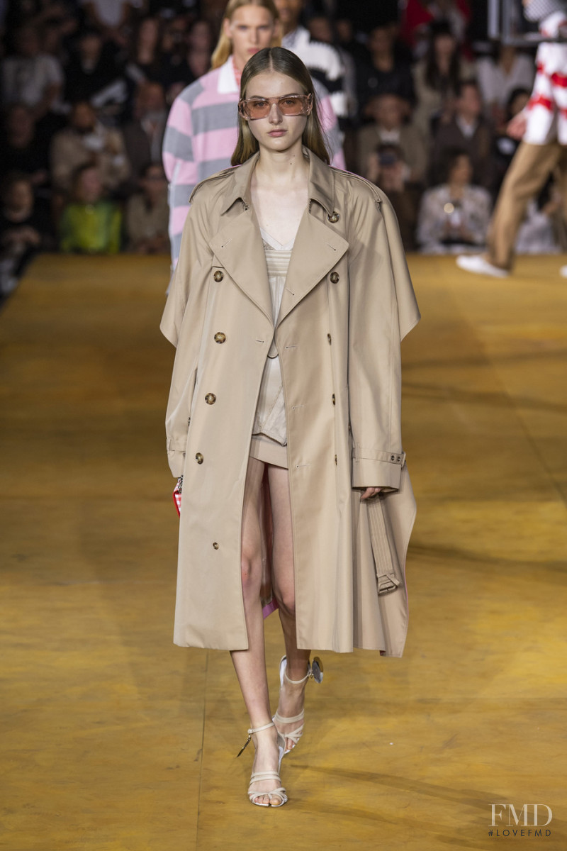 Bo Fasseur featured in  the Burberry fashion show for Spring/Summer 2020