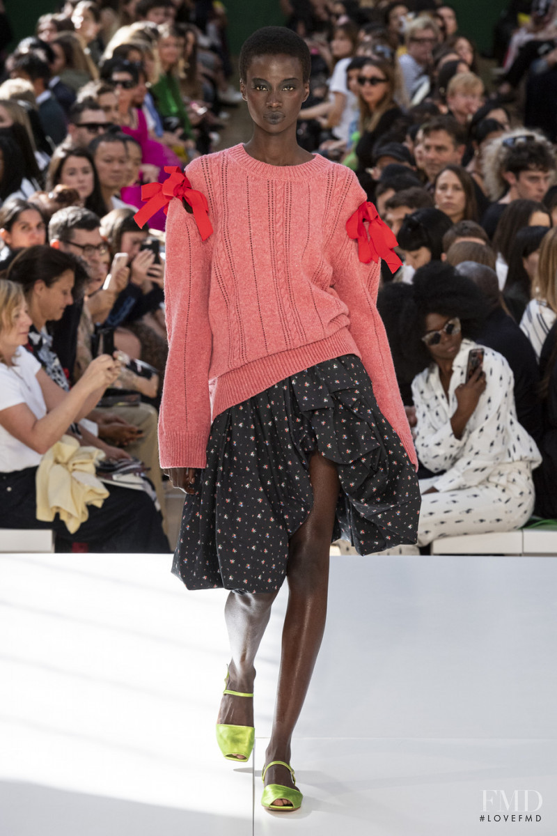 Fatou Jobe featured in  the Molly Goddard fashion show for Spring/Summer 2020