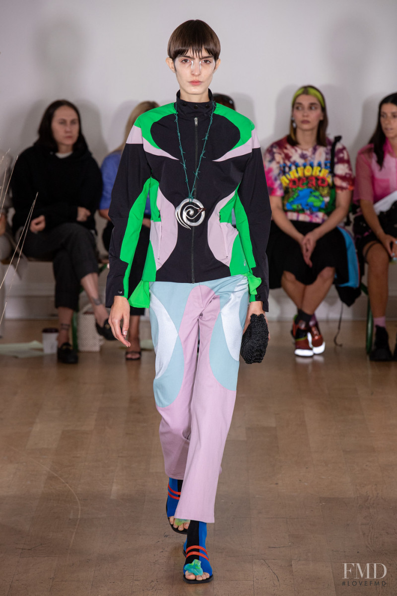 Agostina Martinez featured in  the Kiko Kostadinov fashion show for Spring/Summer 2020