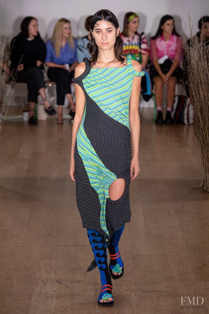 Olympia Christou featured in  the Kiko Kostadinov fashion show for Spring/Summer 2020