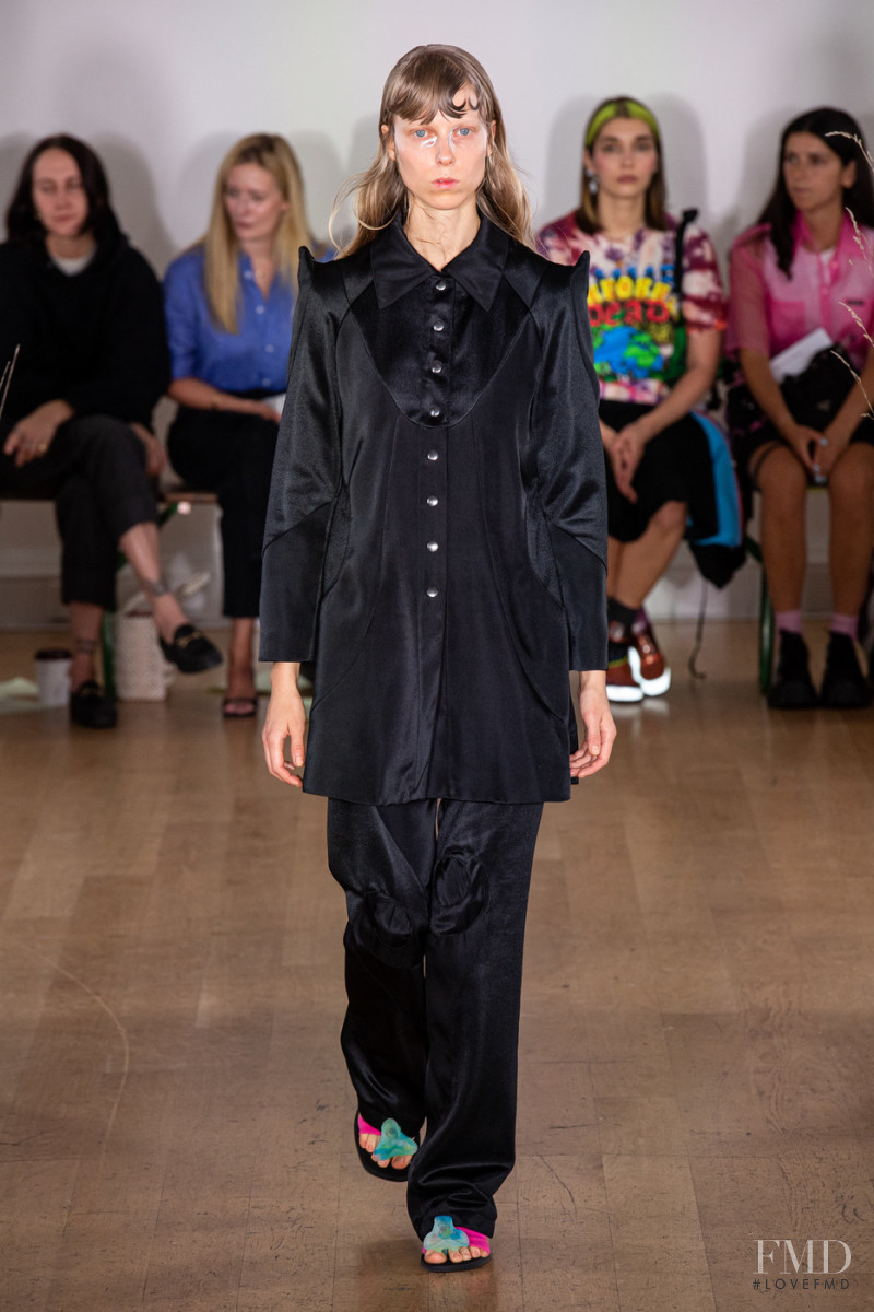 Amanda Ljunggren featured in  the Kiko Kostadinov fashion show for Spring/Summer 2020