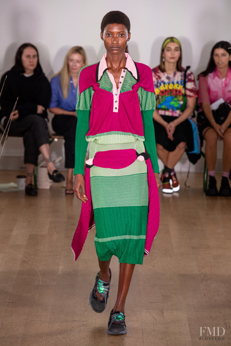 Mame Camara featured in  the Kiko Kostadinov fashion show for Spring/Summer 2020