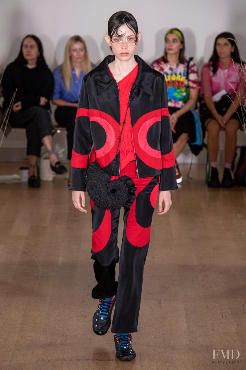 Pia Ekman featured in  the Kiko Kostadinov fashion show for Spring/Summer 2020