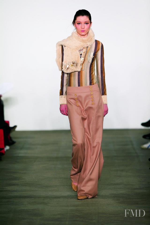 Irina Lazareanu featured in  the Matthew Williamson fashion show for Autumn/Winter 2006