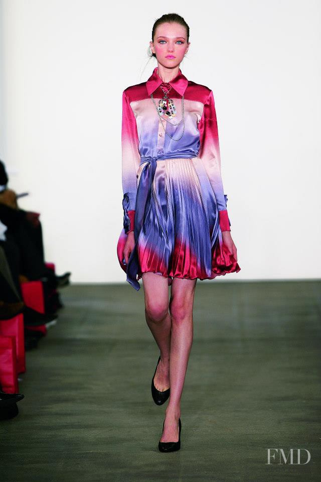 Vlada Roslyakova featured in  the Matthew Williamson fashion show for Autumn/Winter 2006