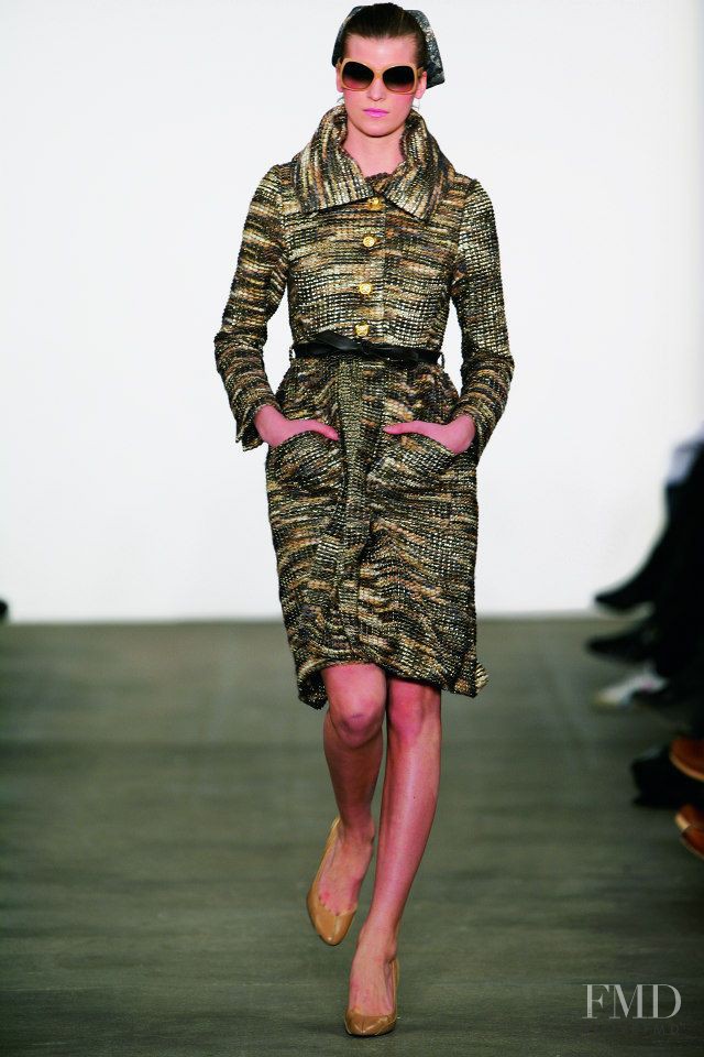 Madeleine Blomberg featured in  the Matthew Williamson fashion show for Autumn/Winter 2006