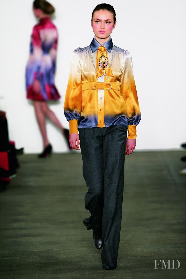 Sophie Vlaming featured in  the Matthew Williamson fashion show for Autumn/Winter 2006