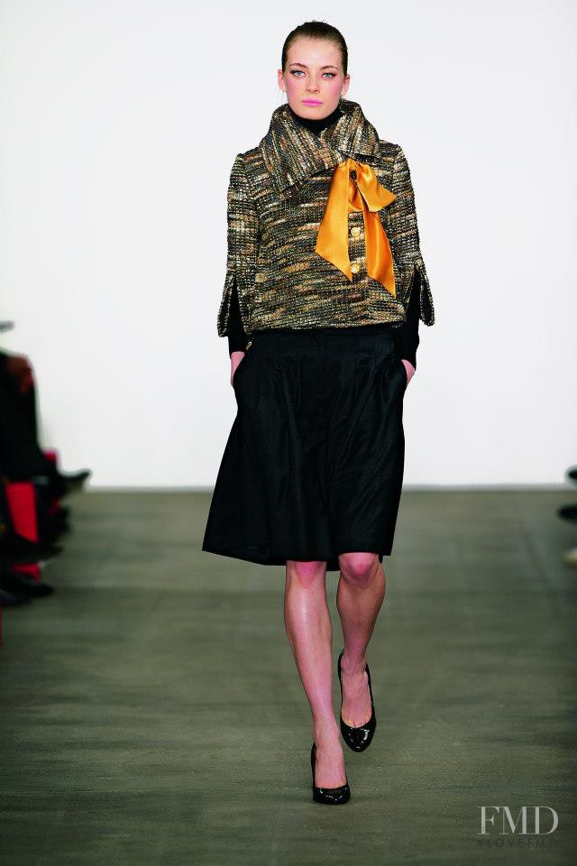 Julia Dunstall featured in  the Matthew Williamson fashion show for Autumn/Winter 2006