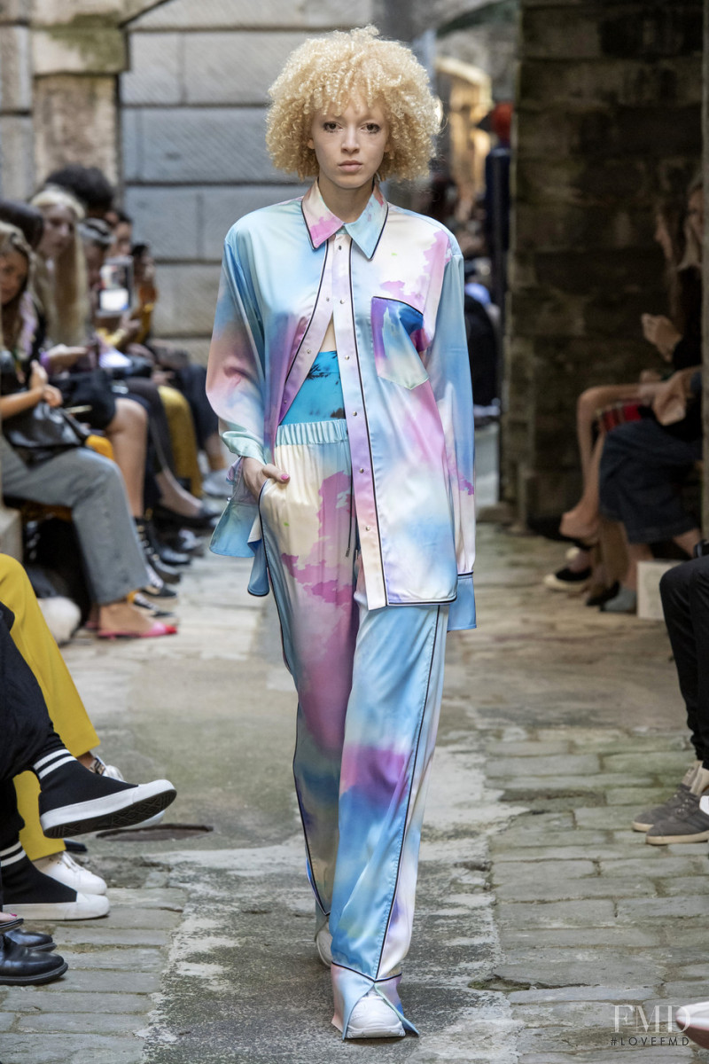 Thais Borges featured in  the Fyodor Golan fashion show for Spring/Summer 2020